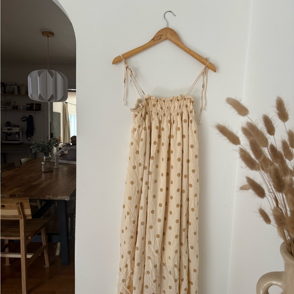 Petal & Pup Polka Dot Spaghetti Strap Dress